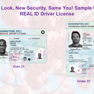 Washington DC Driving License